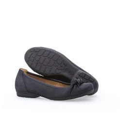 Gabor Comfort Sportliche Ballerinas Rauleder Blau - Blau 9 Gabor Comfort Sportliche Ballerinas Rauleder Blau - Blau -Pretty Ballerinas Geschäft 11537907 05