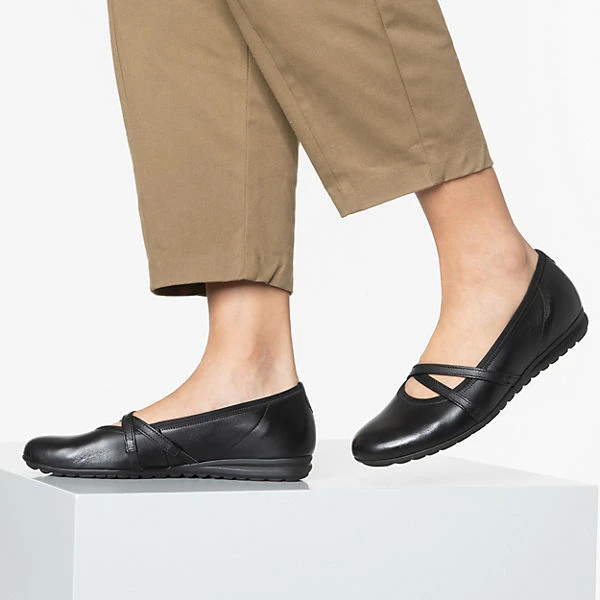 Gabor Komfort-Ballerinas - Schwarz 2 Gabor Komfort-Ballerinas - Schwarz – Bild 2