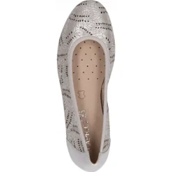 Caprice Klassische Ballerinas - Silber -Pretty Ballerinas Geschäft 17447486 04