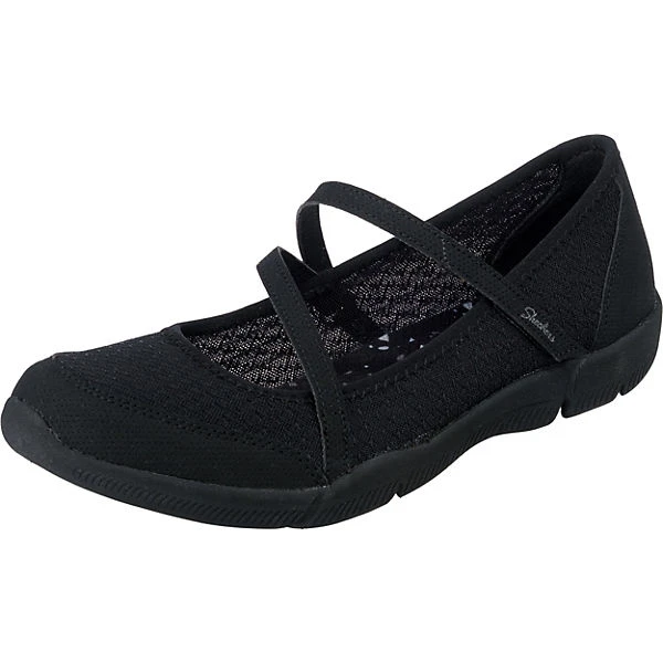 Skechers Be-lux Airy Winds Riemchenballerinas - Schwarz 1 Skechers Be-lux Airy Winds Riemchenballerinas - Schwarz