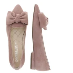 XAVER LUIS Ballerina COCO - Spitze Ballerinas Mit Schleife Klassische Ballerinas -Pretty Ballerinas Geschäft 18205466 03