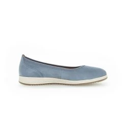 Gabor Sportliche Ballerinas Rauleder Blau Sportliche Ballerinas - Blau -Pretty Ballerinas Geschäft 18932482 03