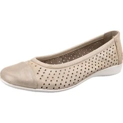 Paul Vesterbro Casual Leder Komfort-Ballerinas - Gold