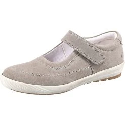 Paul Vesterbro Mary Jane Leder Velours Komfort-Ballerinas