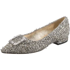 Kate Spade Buckle Up Klassische Ballerinas - Silber-kombi