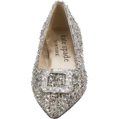 Kate Spade Buckle Up Klassische Ballerinas - Silber-kombi 10 Kate Spade Buckle Up Klassische Ballerinas - Silber-kombi -Pretty Ballerinas Geschäft 22410531 04