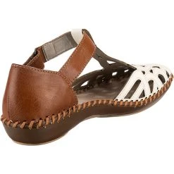 Rieker Riemchenballerinas - Braun/weiß 9 Rieker Riemchenballerinas - Braun/weiß -Pretty Ballerinas Geschäft 23024232 05