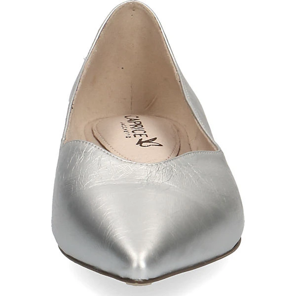Caprice Klassische Ballerinas - Silber 3 Caprice Klassische Ballerinas - Silber – Bild 3