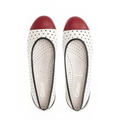 Gabor Ballerina Sportliche Ballerinas - Weiß 5 Gabor Ballerina Sportliche Ballerinas - Weiß -Pretty Ballerinas Geschäft 23436493 03