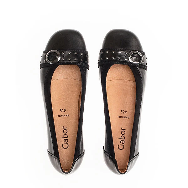 Gabor Ballerina Sportliche Ballerinas - Schwarz 2 Gabor Ballerina Sportliche Ballerinas - Schwarz – Bild 2