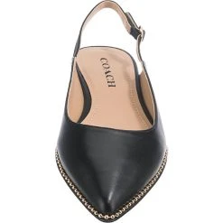 Coach Vae Leather Skimmer Sling-Ballerinas - Schwarz -Pretty Ballerinas Geschäft 25835789 04
