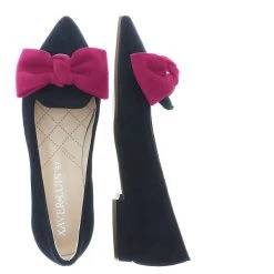 XAVER LUIS Ballerina COCO - Spitze Ballerinas Mit Schleife Klassische Ballerinas -Pretty Ballerinas Geschäft 26293711 03