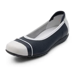 Vitaform Leder Schuhe Damen - Sommerschuhe Damen Geschlossen - Ballerina Damen Leder - Freizeitschuhe Damen Aus Hirsch- Und Samtziegenleder Damen Ballerina Leder