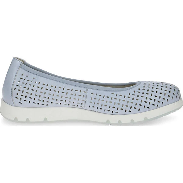Caprice Komfort-Ballerinas - Hellblau 4 Caprice Komfort-Ballerinas - Hellblau – Bild 4