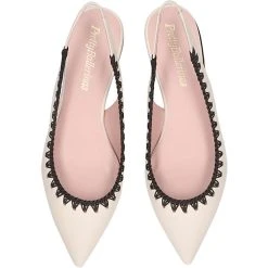 Pretty Ballerinas Coton Sling-Ballerinas - Offwhite -Pretty Ballerinas Geschäft 28532916 03