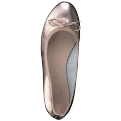 Marco Tozzi Damen Klassische Ballerina 2-22122-20 Goldfarben 592 Rose Metallic Leder Klassische Ballerinas - Gold 9 Marco Tozzi Damen Klassische Ballerina 2-22122-20 Goldfarben 592 Rose Metallic Leder Klassische Ballerinas - Gold -Pretty Ballerinas Geschäft 29212780 04