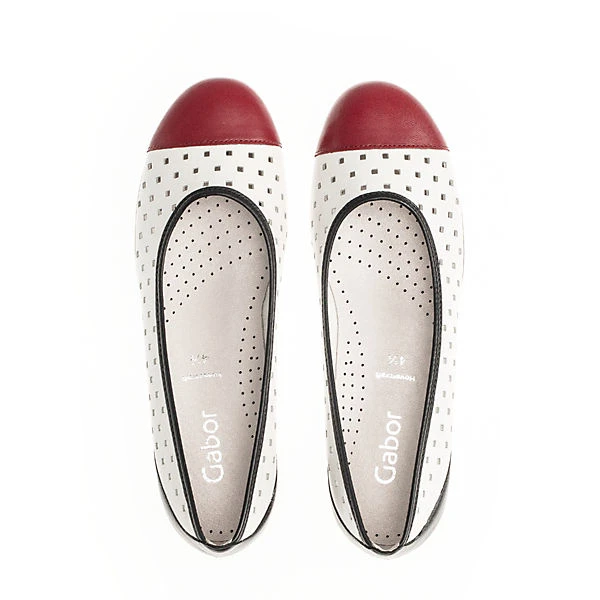 Gabor Sportliche Ballerinas 24.169.20 Sportliche Ballerinas - Weiß 1 Gabor Sportliche Ballerinas 24.169.20 Sportliche Ballerinas - Weiß